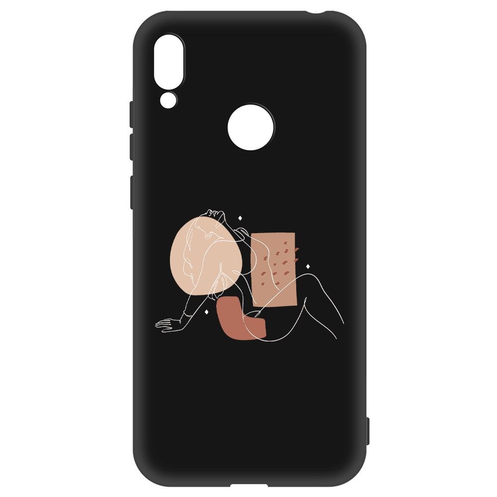 Чехол-накладка Krutoff Soft Case Чувственность для Huawei Y6S черный
