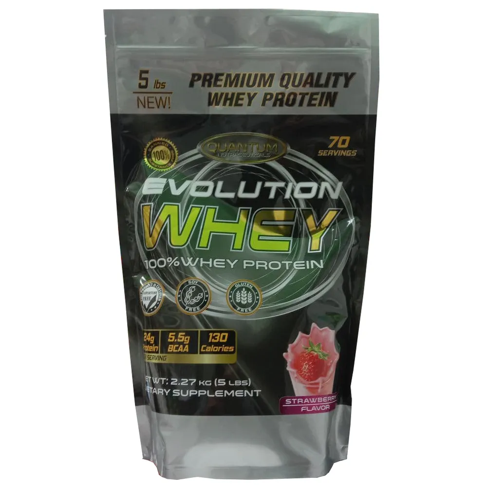 

Протеин Quntum Nutraceuticaals Evolution Whey - 2270 грамм, клубника, Evolution Whey