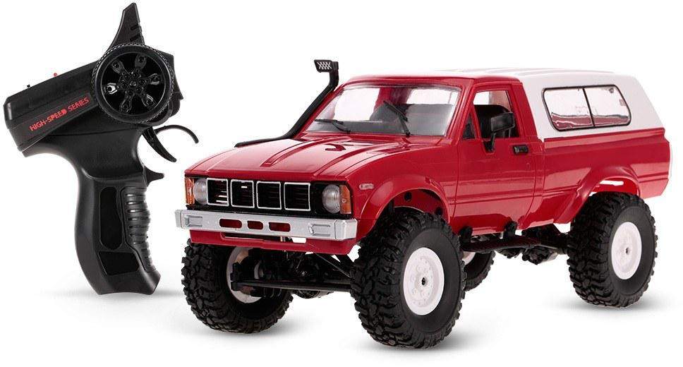 фото Радиоуправляемая машина wpl пикап hilux красная 4wd 2.4g 1:16 rtr - wplc-24r-red