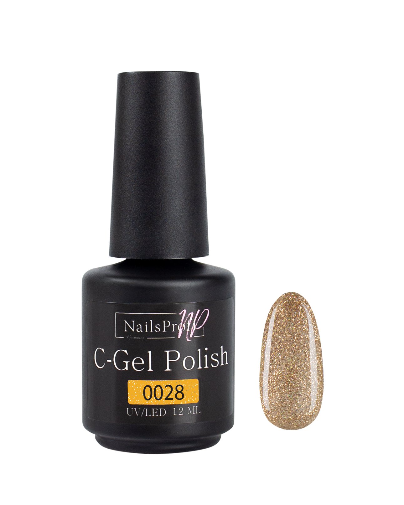 фото Гель лак для ногтей маникюра педикюра nailsprofi / c-gel polish-s 0028 - 12 мл