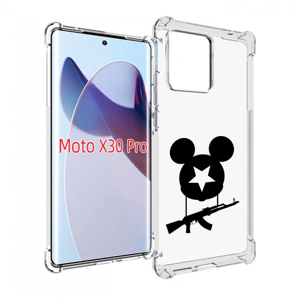 

Чехол MyPads АК Микки для Motorola Moto X30 Pro, Прозрачный, Tocco