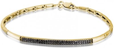 

Браслет из желтого золота р. 16,5 Master Brilliant 10-348-48, бриллиант, 10-348-48