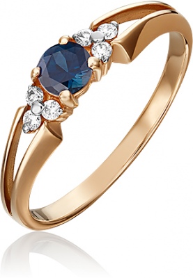 

Кольцо из золота р. 17 PLATINA jewelry 01-0569-00-105-1110-30, бриллиант, 01-0569-00-105-1110-30