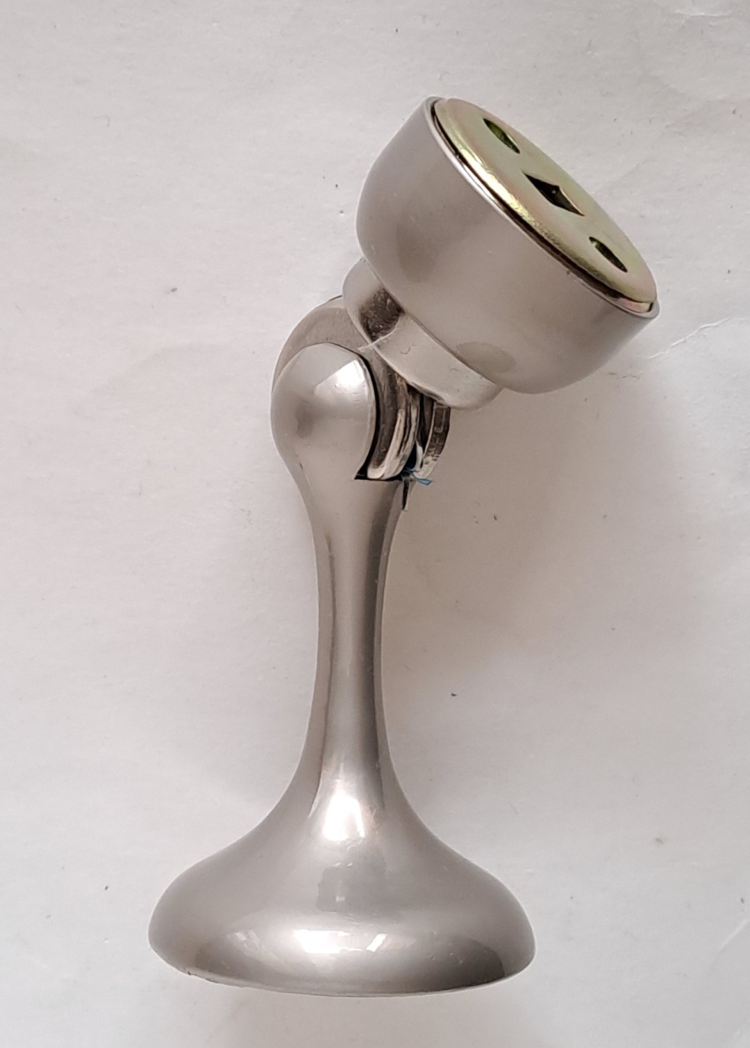 Дверной магнит Пешка h=55 мм, матовый хром