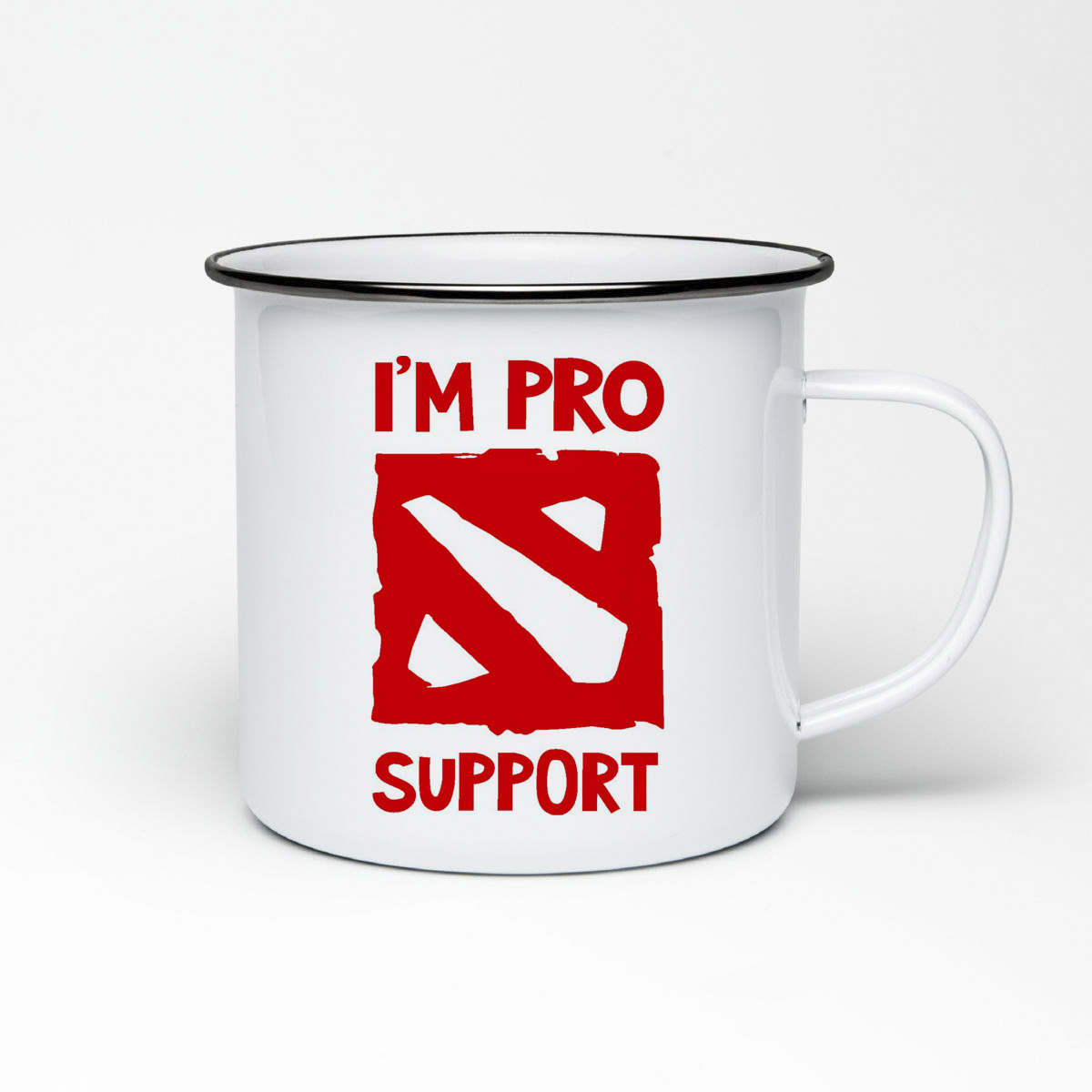 

Кружка металлическая CoolPodarok Im pro support