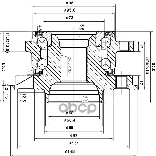 

Ступица Колеса ZIKMAR Z89700R