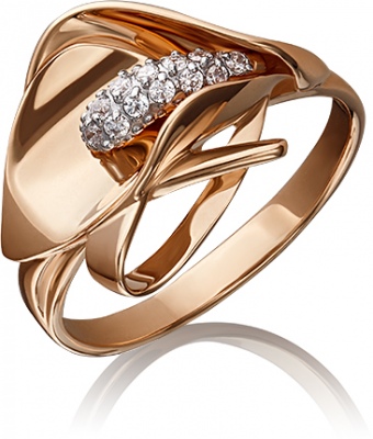 

Кольцо из золота р. 20 PLATINA jewelry 01-5227-00-401-1110-23, фианит, 01-5227-00-401-1110-23