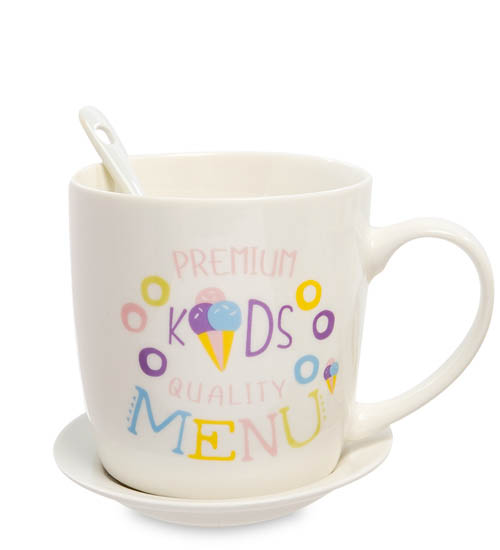 

Кружка с ложкой Детское меню MUG-165/4 113-108694