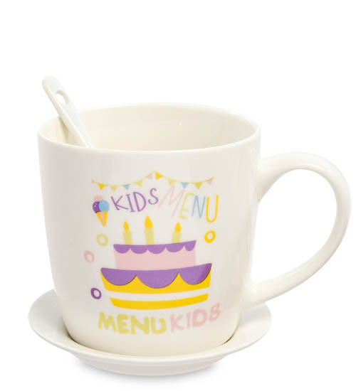 

Кружка с ложкой Детское меню MUG-165/1 113-108691