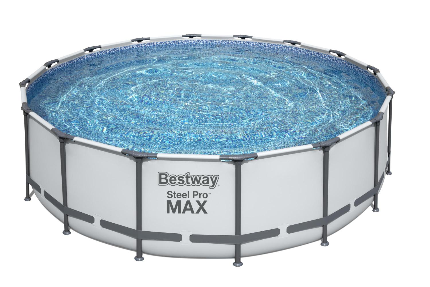 фото Каркасный бассейн bestway steel pro max 5612z bw 488х488х122 см