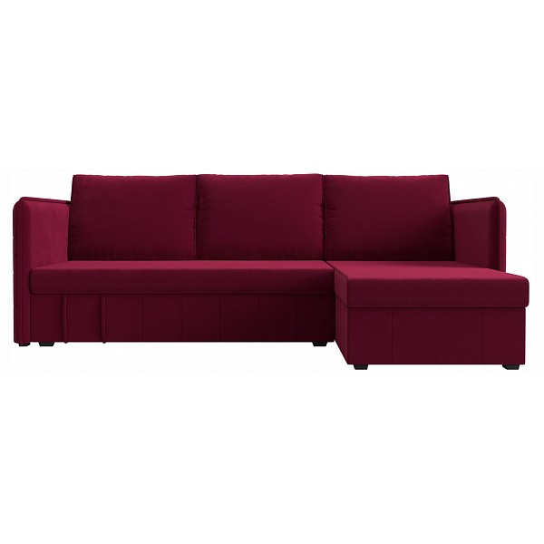 

Диван-кровать Лига диванов Слим, бордовый, Слим