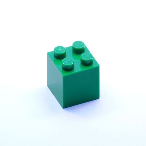 

Деталь LEGO 300328 Кирпичик 2X2 зеленый 50 шт.