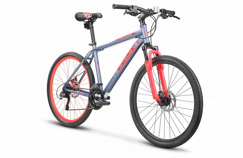 Велосипед STELS Navigator-500 MD 2023 F020 18 серый-красный 1517700₽