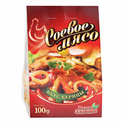 

Мясо из растительного белка Ваше здоровье со вкусом курицы в сухом виде 100 г