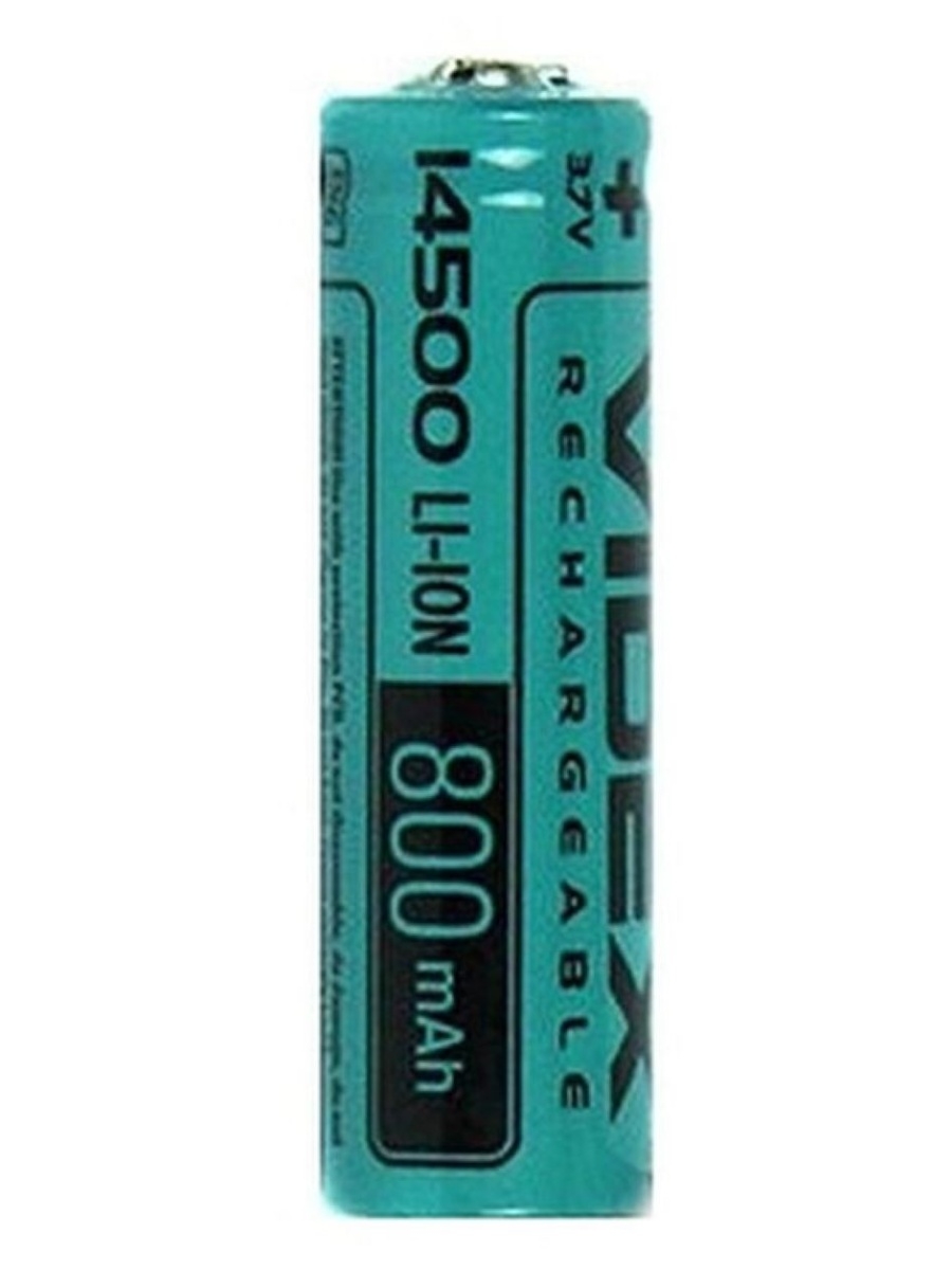 

Аккумулятор VIDEX 14500 800mAh bulk/1pcs 3.7V без защиты (1/50/600)