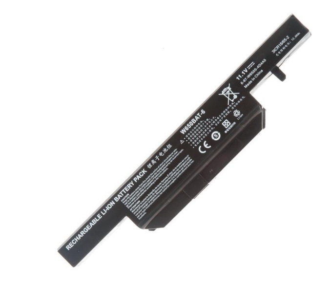 

Аккумулятор Vbparts (схожий с W670RC) для Clevo W650-3S2P 11.1V 5200mAh OEM 065076, Clevo W650-3S2P