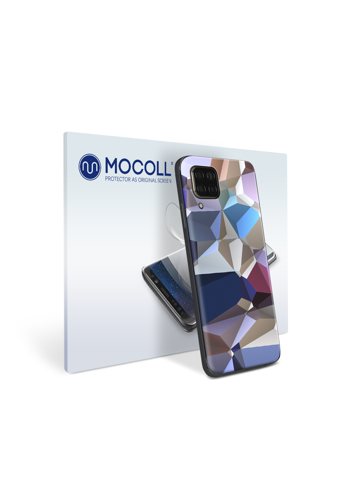 

Пленка защитная MOCOLL для задней панели Huawei Nova 4E Цветная мозаика