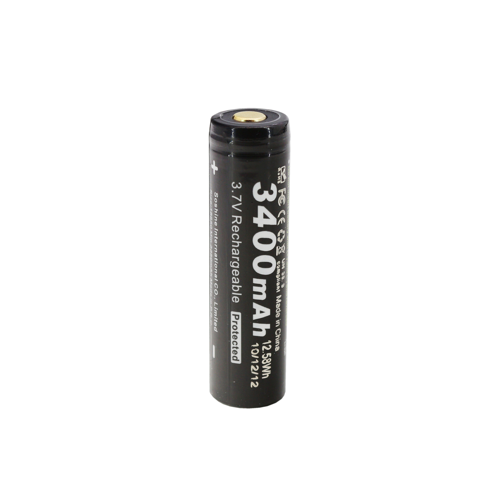

Аккумулятор Soshine 18650 Li-on 3600 mAh, 18650 3600mA
