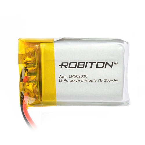 

Аккумулятор ROBITON LP502030 3.7В 250mAh PK1, 14063