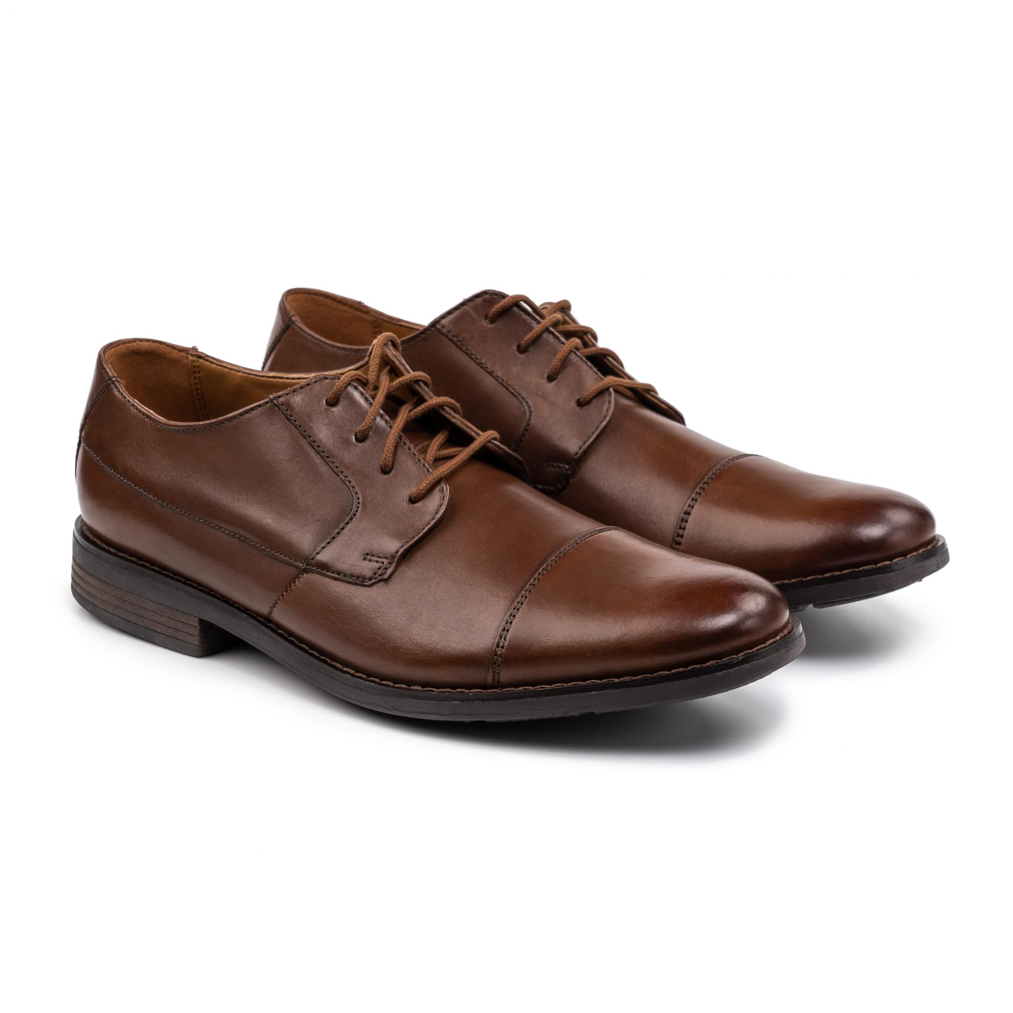 

Туфли мужские Clarks Becken Cap 26123138 коричневые 44.5 EU, Becken Cap 26123138