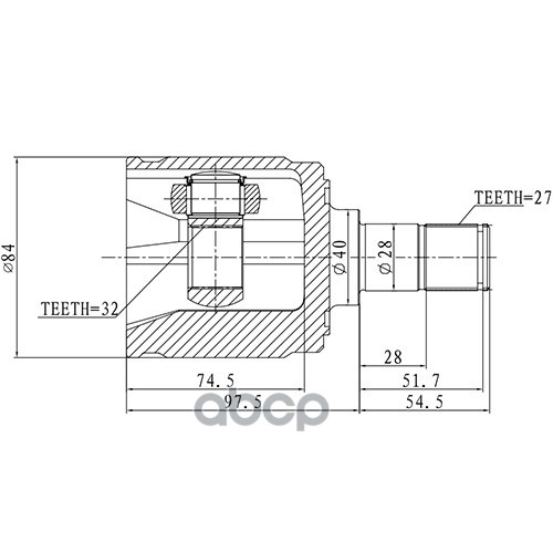 

Шрус Внутренний ZIKMAR Z87914R