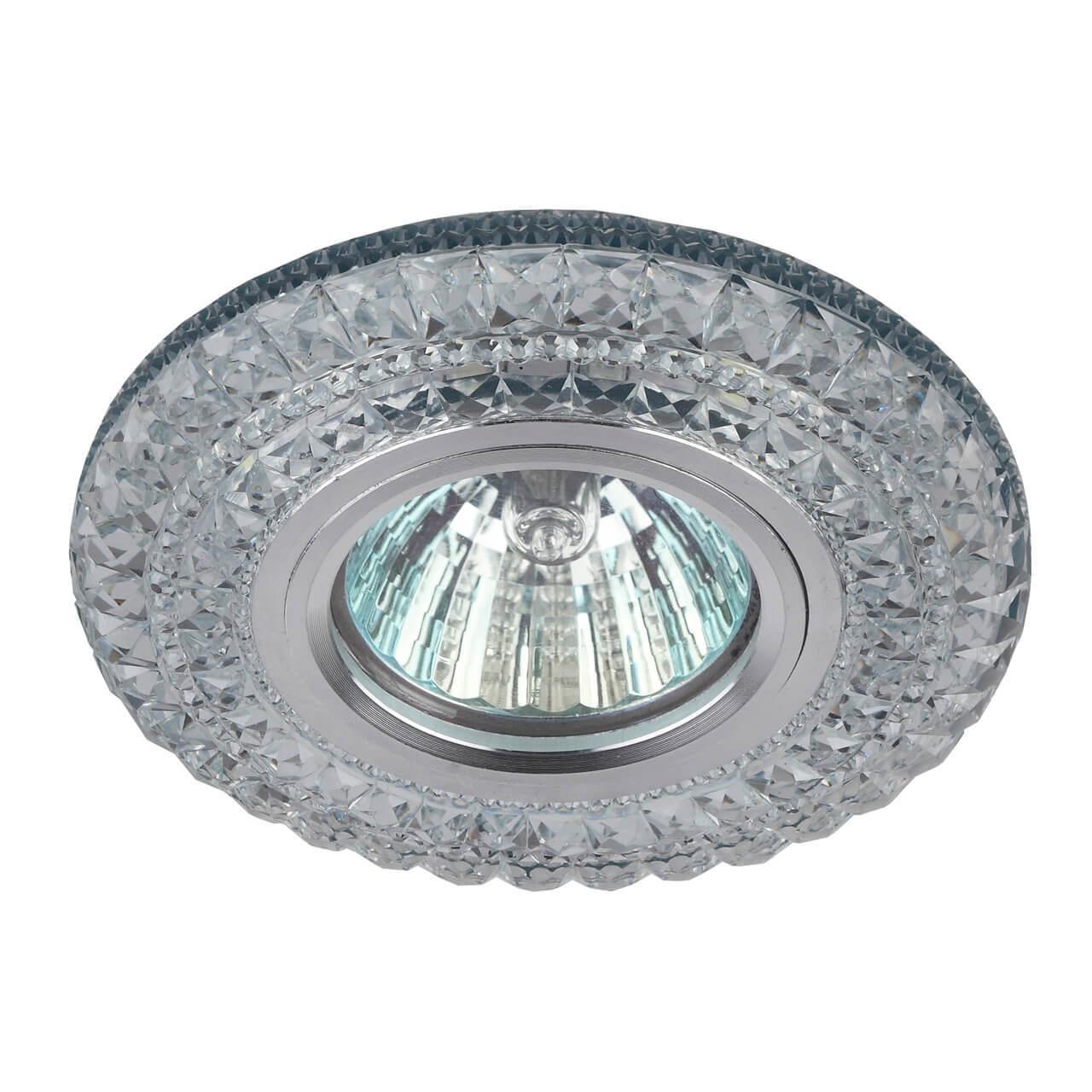 фото Встраиваемый светильник эра led dk ld3 sl/wh+gr б0019204 era