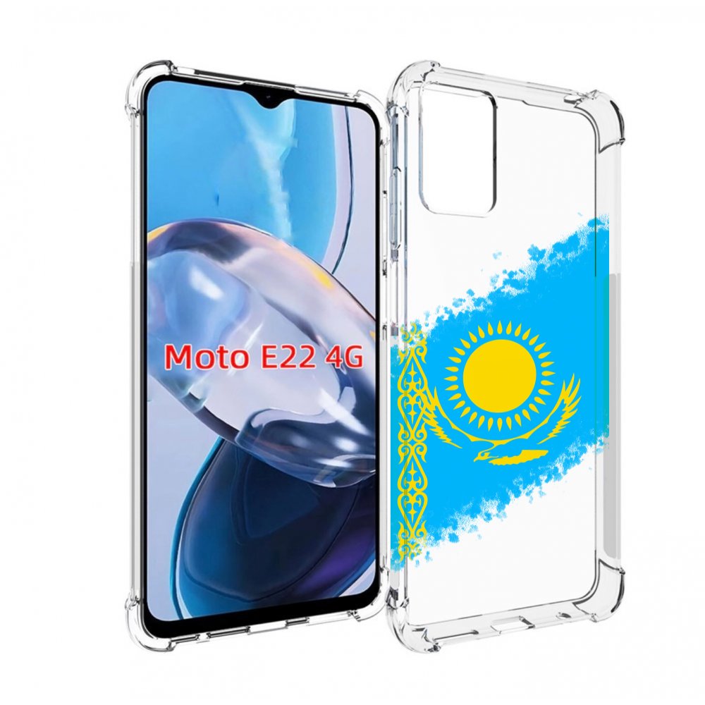 

Чехол MyPads флаг Казахстана для Motorola Moto E22 4G / E22i 4G, Прозрачный, Tocco