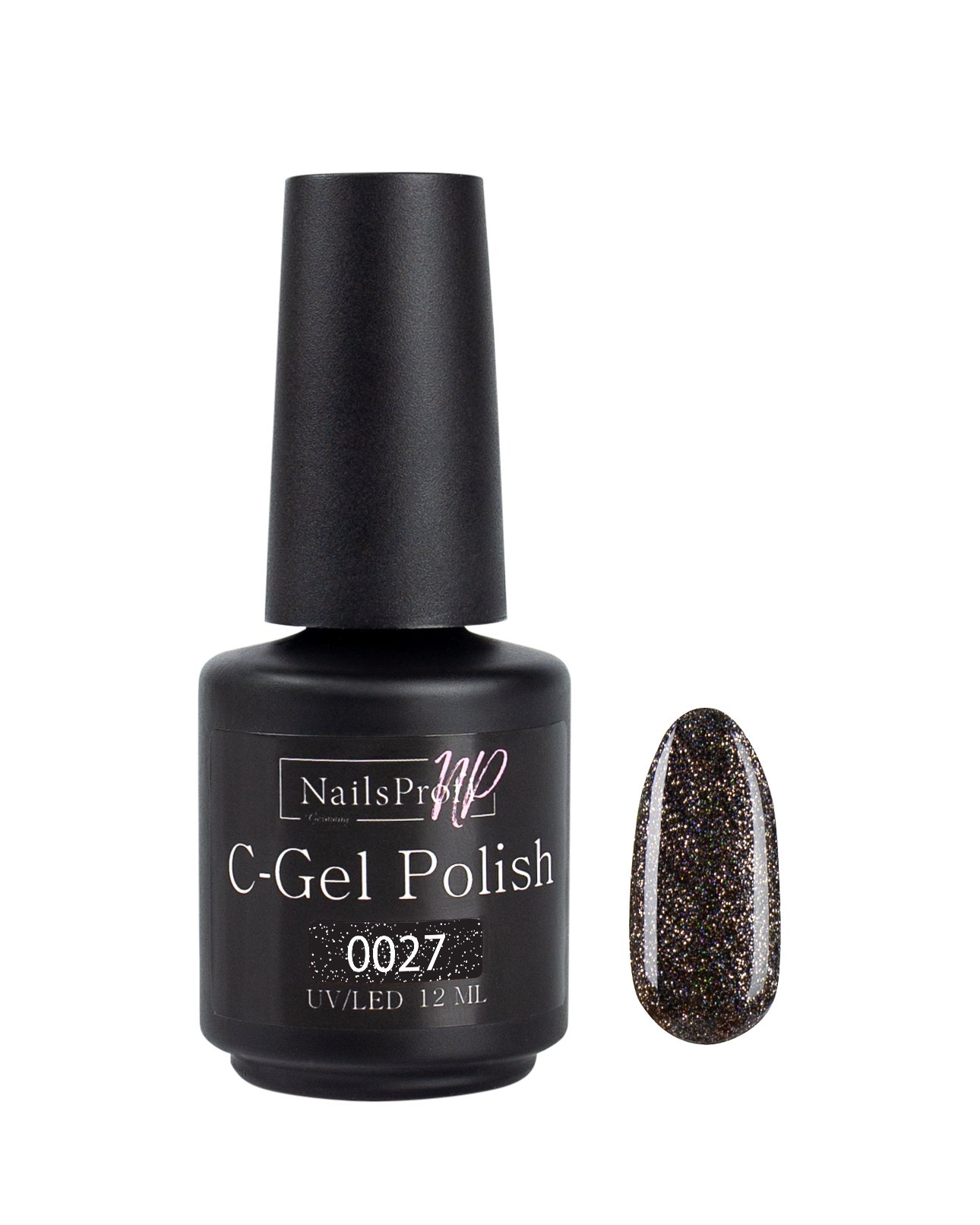 фото Гель лак для ногтей маникюра педикюра nailsprofi / c-gel polish-s 0027 - 12мл