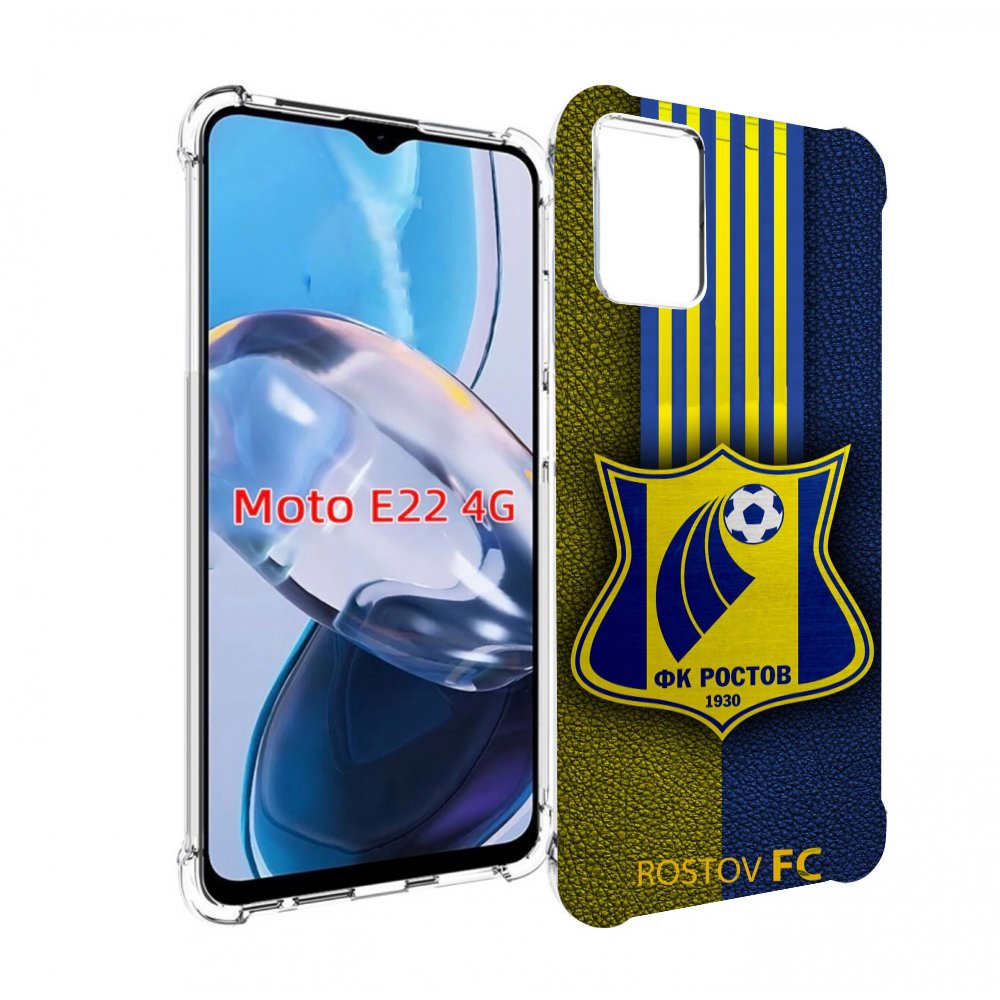 

Чехол MyPads фк ростов мужской для Motorola Moto E22 4G / E22i 4G, Прозрачный, Tocco
