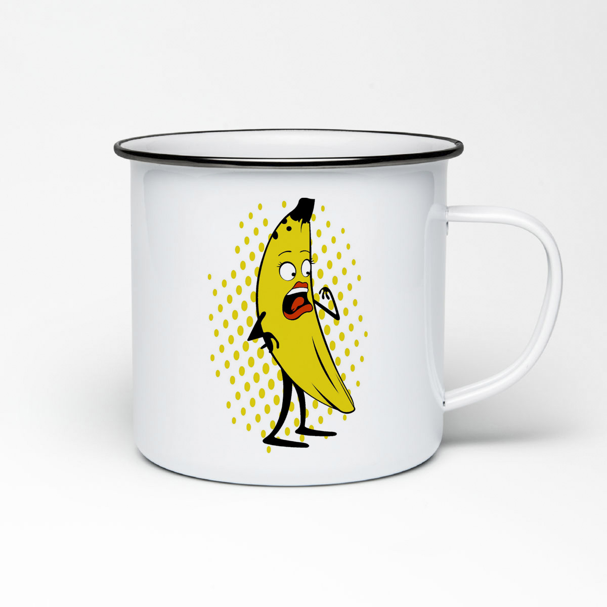 

Кружка металлическая CoolPodarok Банан Ж