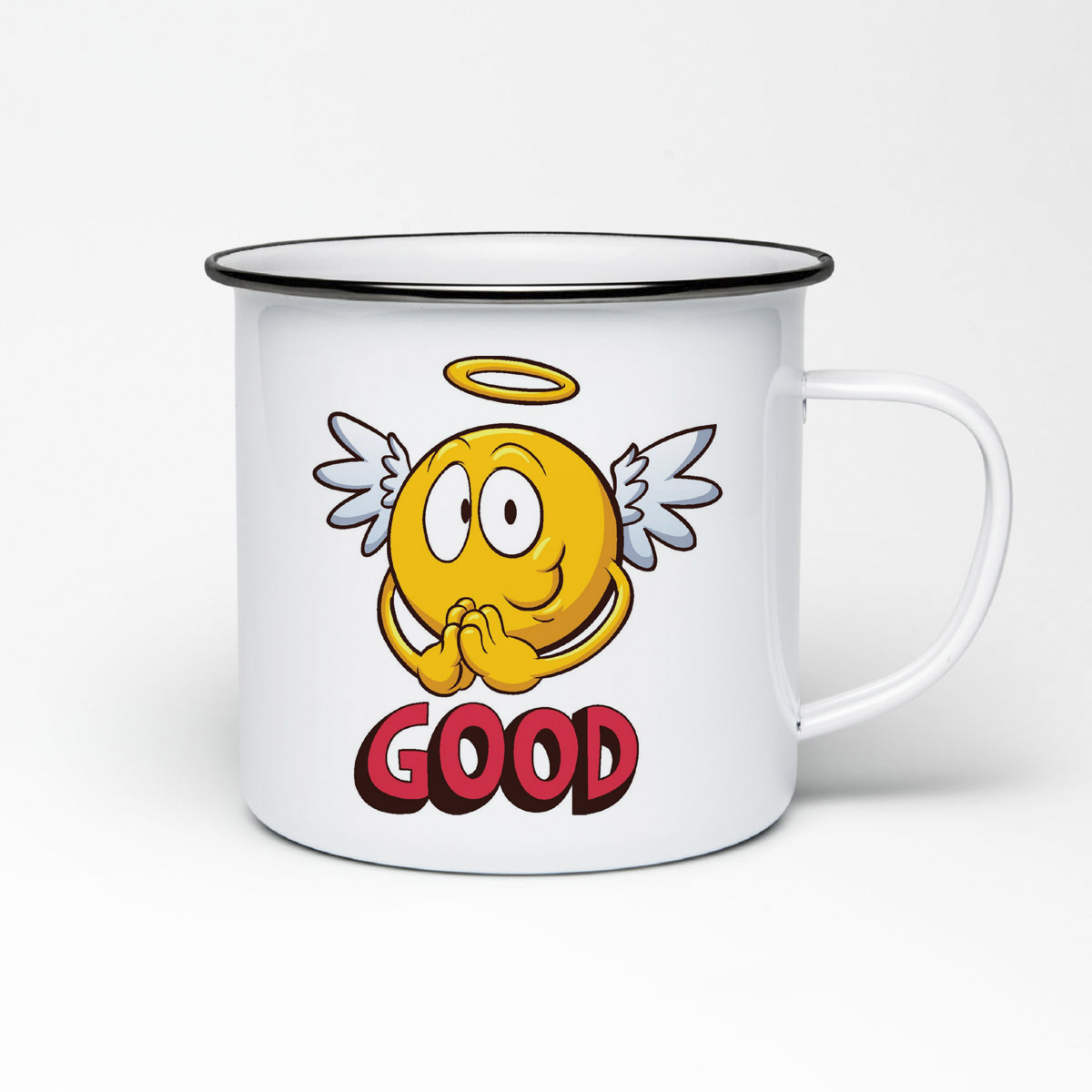 

Кружка металлическая CoolPodarok Good хороший