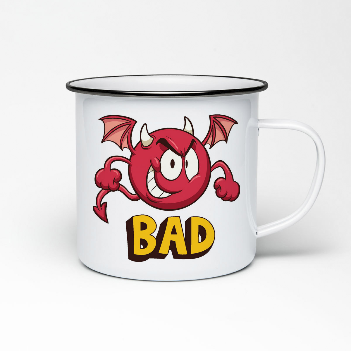 

Кружка металлическая CoolPodarok Bad плохой