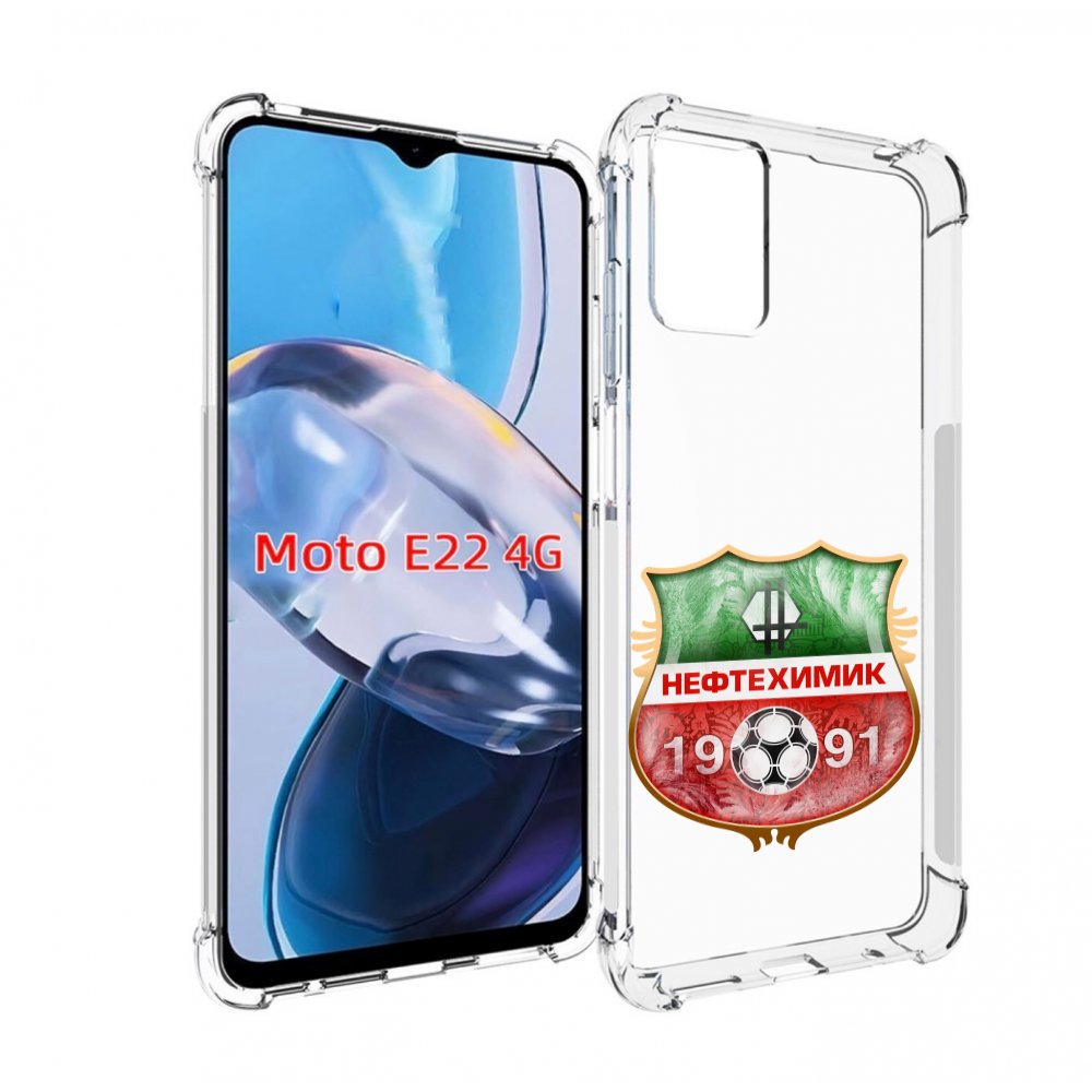 

Чехол MyPads фк нефтехимик нижнекамск для Motorola Moto E22 4G / E22i 4G, Прозрачный, Tocco