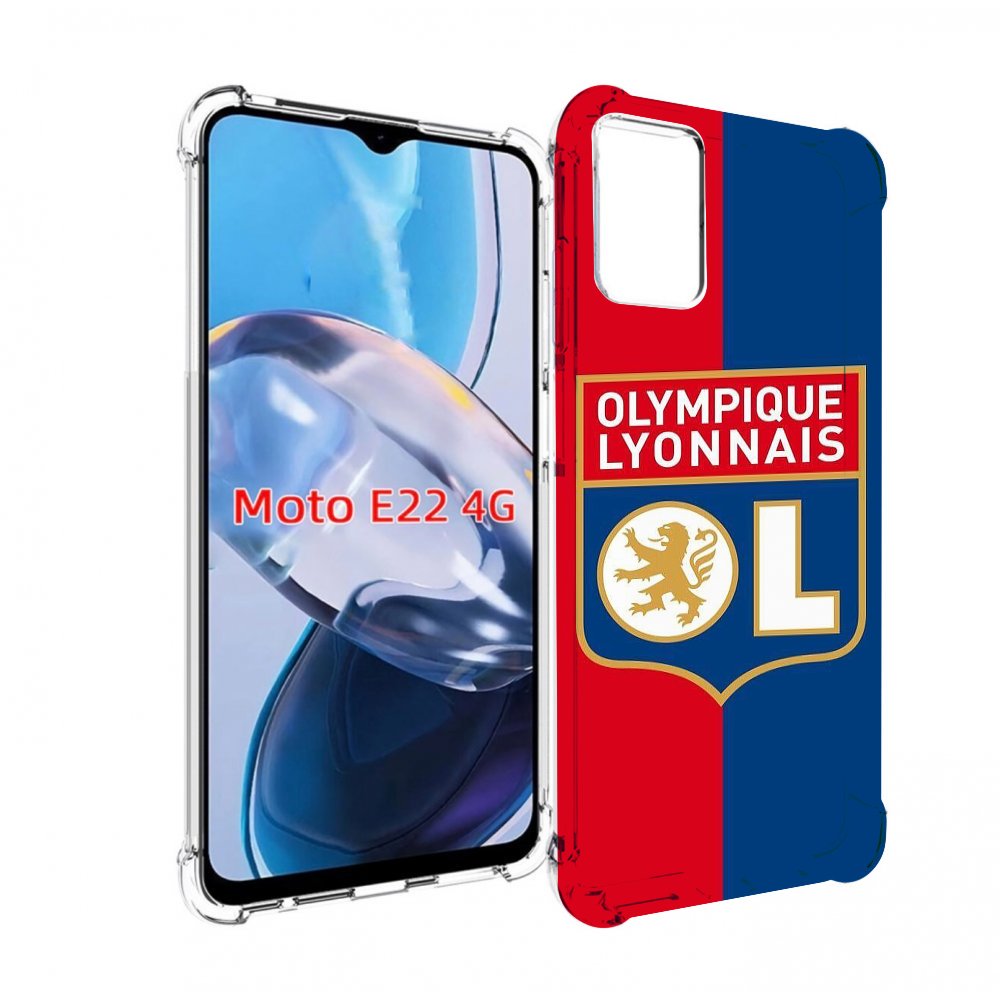 

Чехол MyPads фк лион эмблема для Motorola Moto E22 4G / E22i 4G, Прозрачный, Tocco