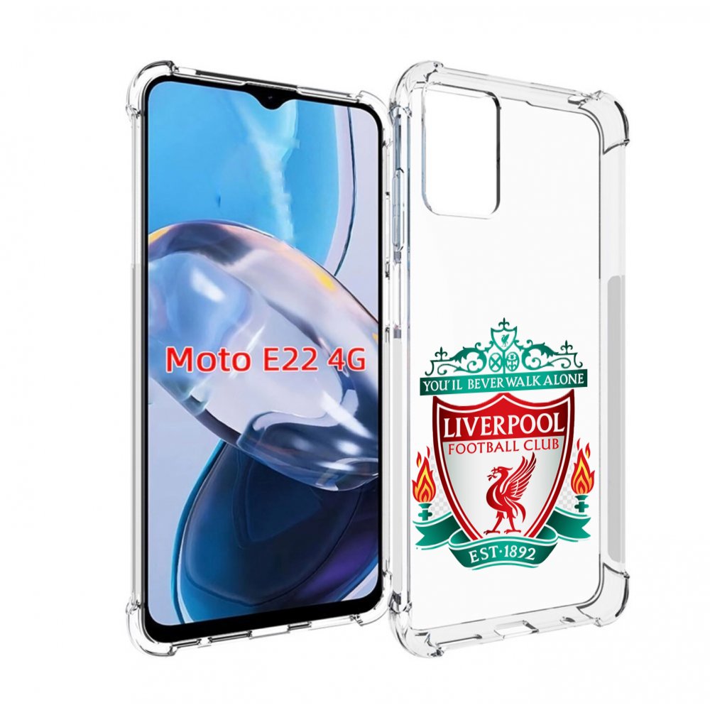 

Чехол MyPads фк ливерпуль мужской для Motorola Moto E22 4G / E22i 4G, Прозрачный, Tocco