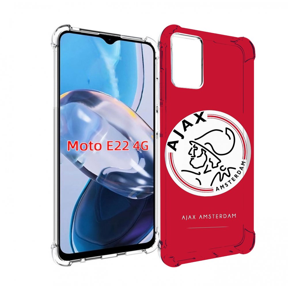 

Чехол MyPads фк аякс амстердам для Motorola Moto E22 4G / E22i 4G, Прозрачный, Tocco