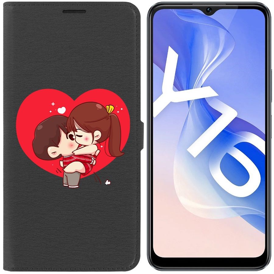 

Чехол-книжка Eco Book для Vivo Y16 Аниме любовь