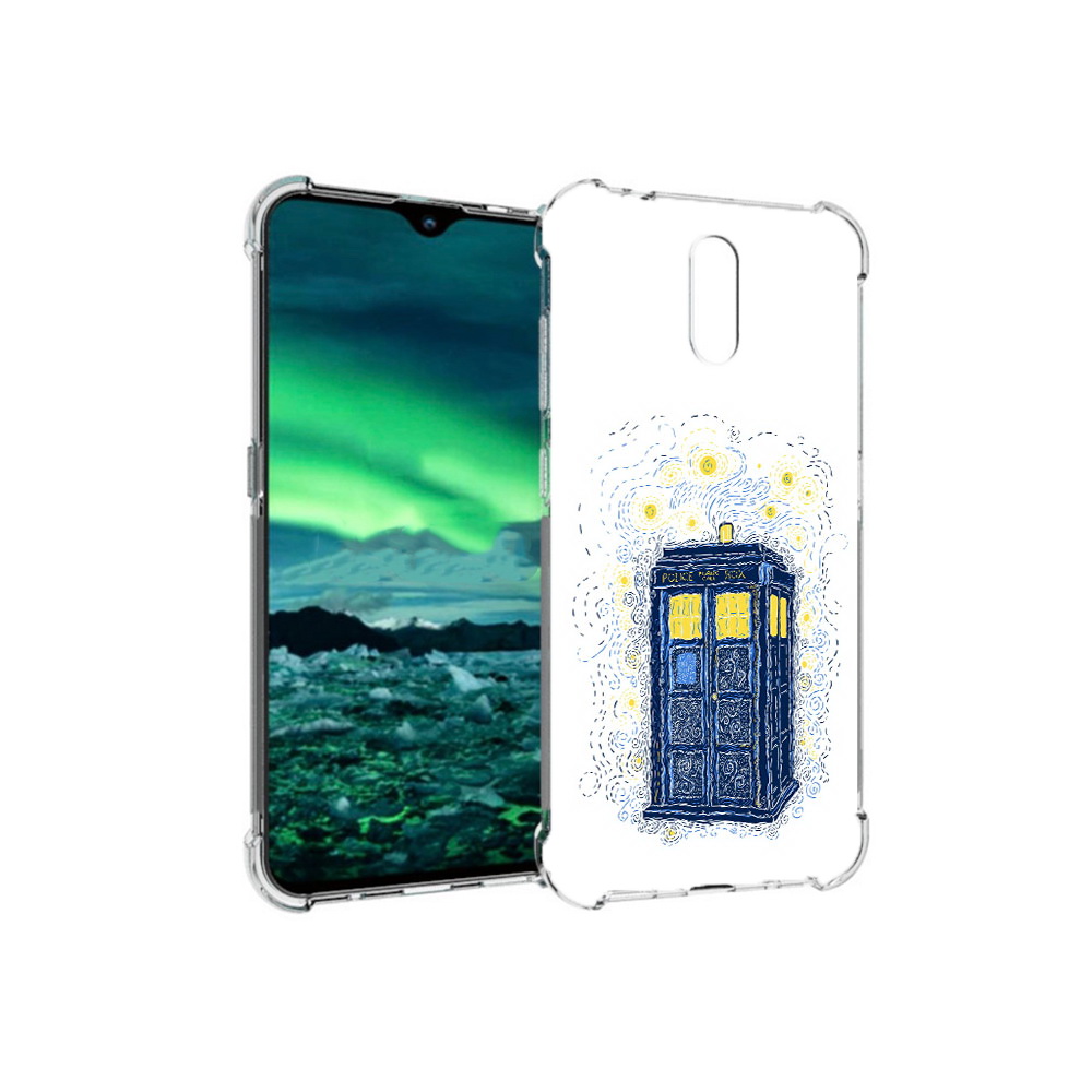 

Чехол MyPads Tocco для Nokia 2.3 будка рисунок (PT142254.97.249), Прозрачный, Tocco