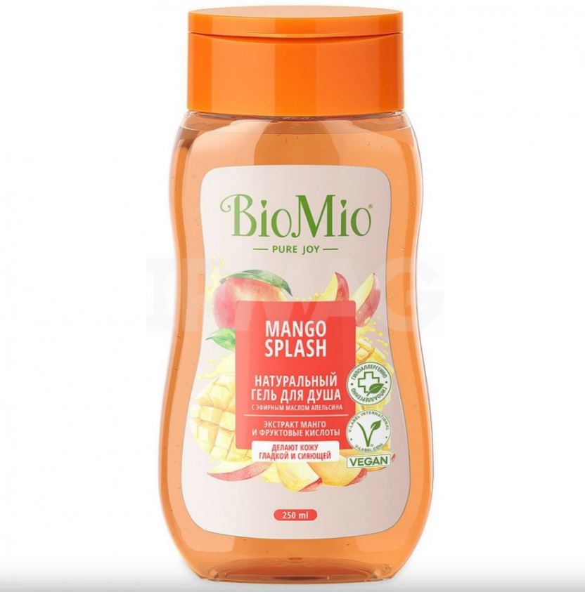 Гель для душа BioMio Манго 250мл напиток газированный милкис манго 250мл ж б корея