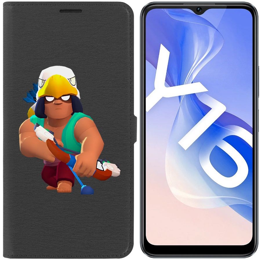 

Чехол-книжка Eco Book для Vivo Y16 Brawl Stars-Бо