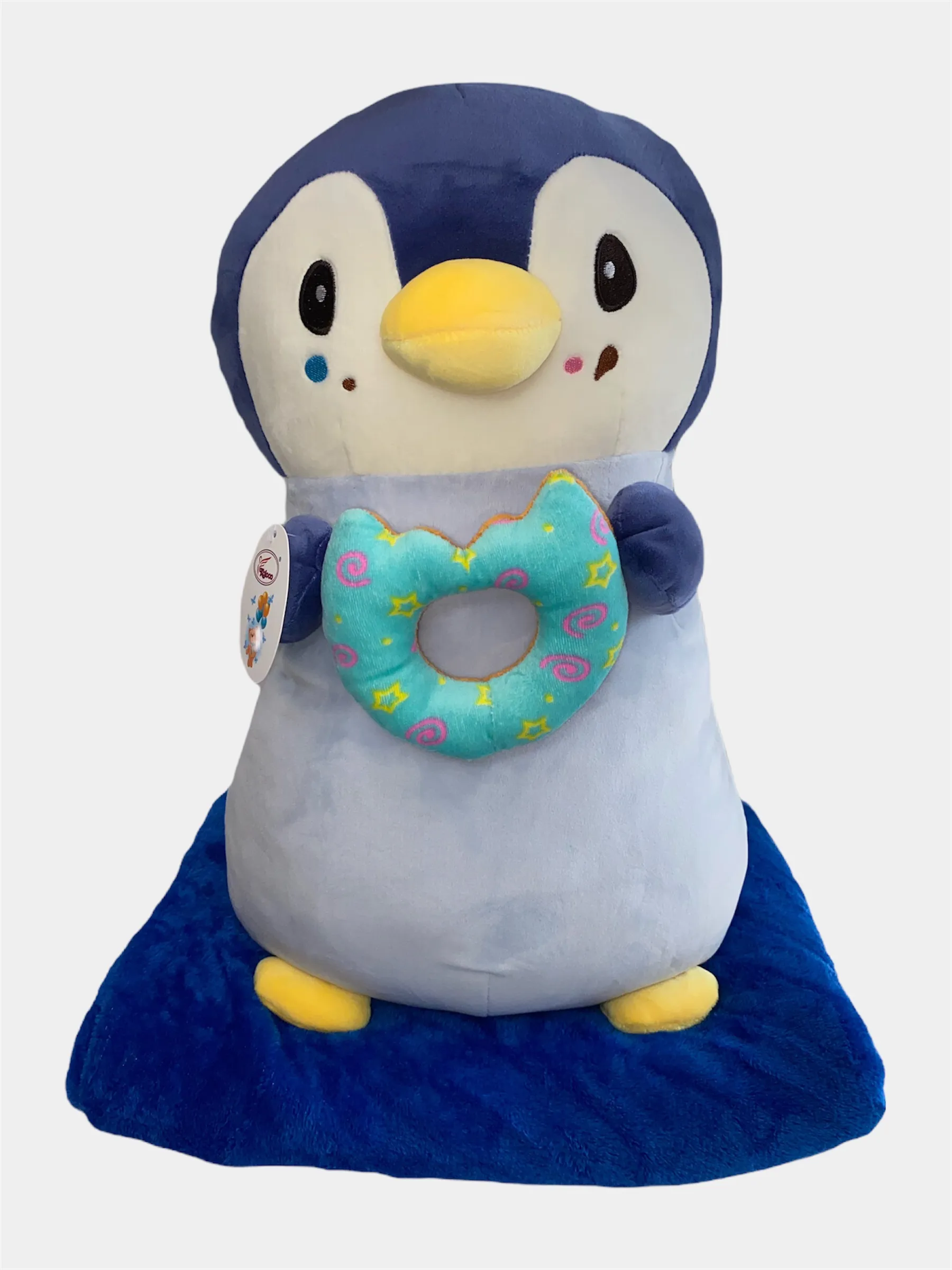 

Мягкая игрушка 1000toys 3в1 с пледом, 567899876, Пингвин