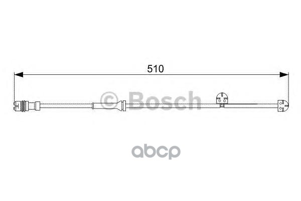 

Сигнализатор, Износ Тормозных Колодок BOSCH 1987473029