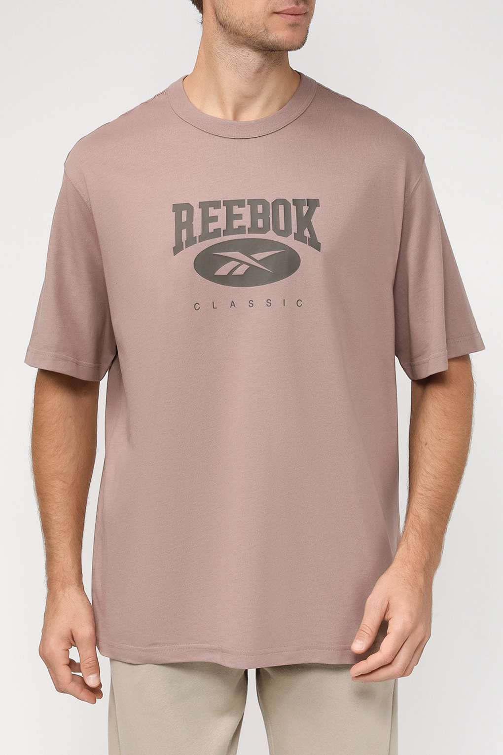 

Футболка мужская Reebok 5321901 серая XL, Серый, 5321901