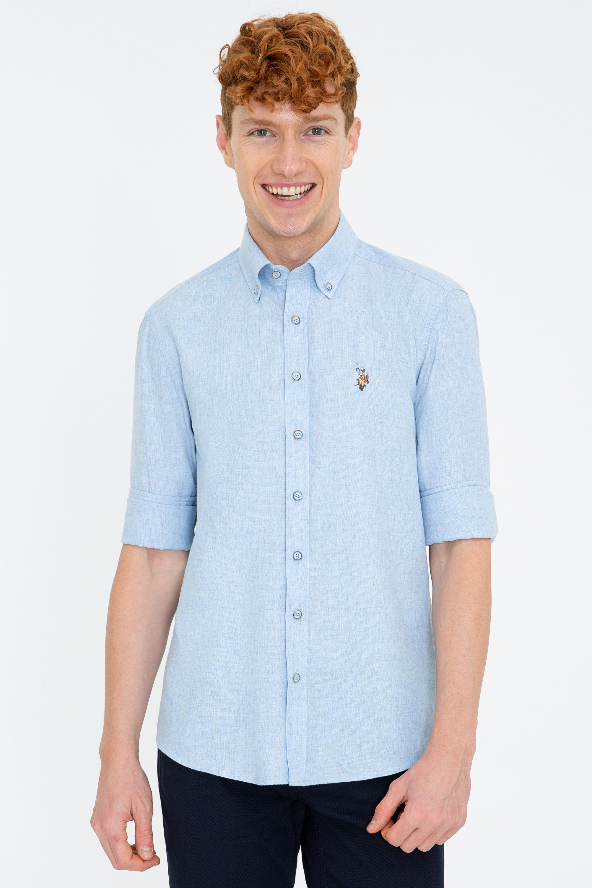 

Рубашка мужская U.S. POLO Assn. G081SZ0040RC-AKIS021K голубая 3XL, G081SZ0040RC-AKIS021K