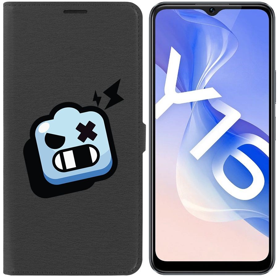 

Чехол-книжка Eco Book для Vivo Y16 Brawl Stars-Роборубка