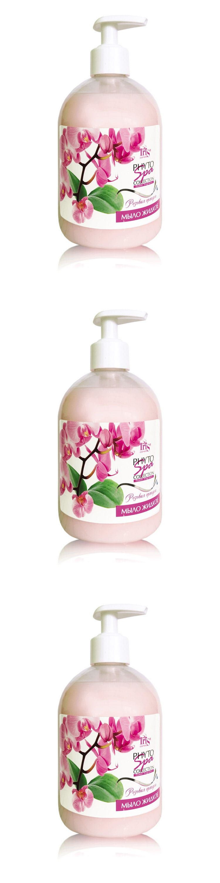 фото Мыло жидкое iris phyto spa collection розовая орхидея, 1000 мл, 3 шт