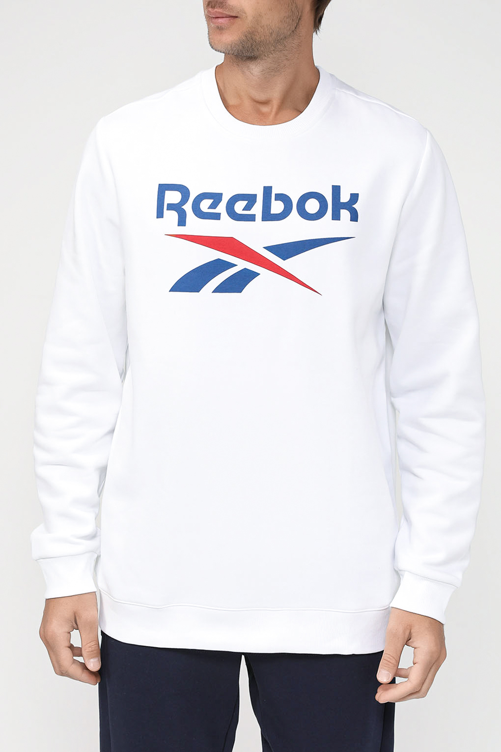 Свитшот мужской Reebok 5349187 белый 2XL