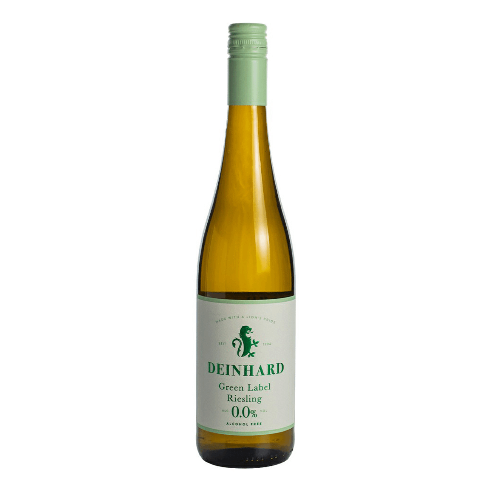 Вино безалкогольное Green Label Deinhard Riesling белое полусладкое 750 мл Германия