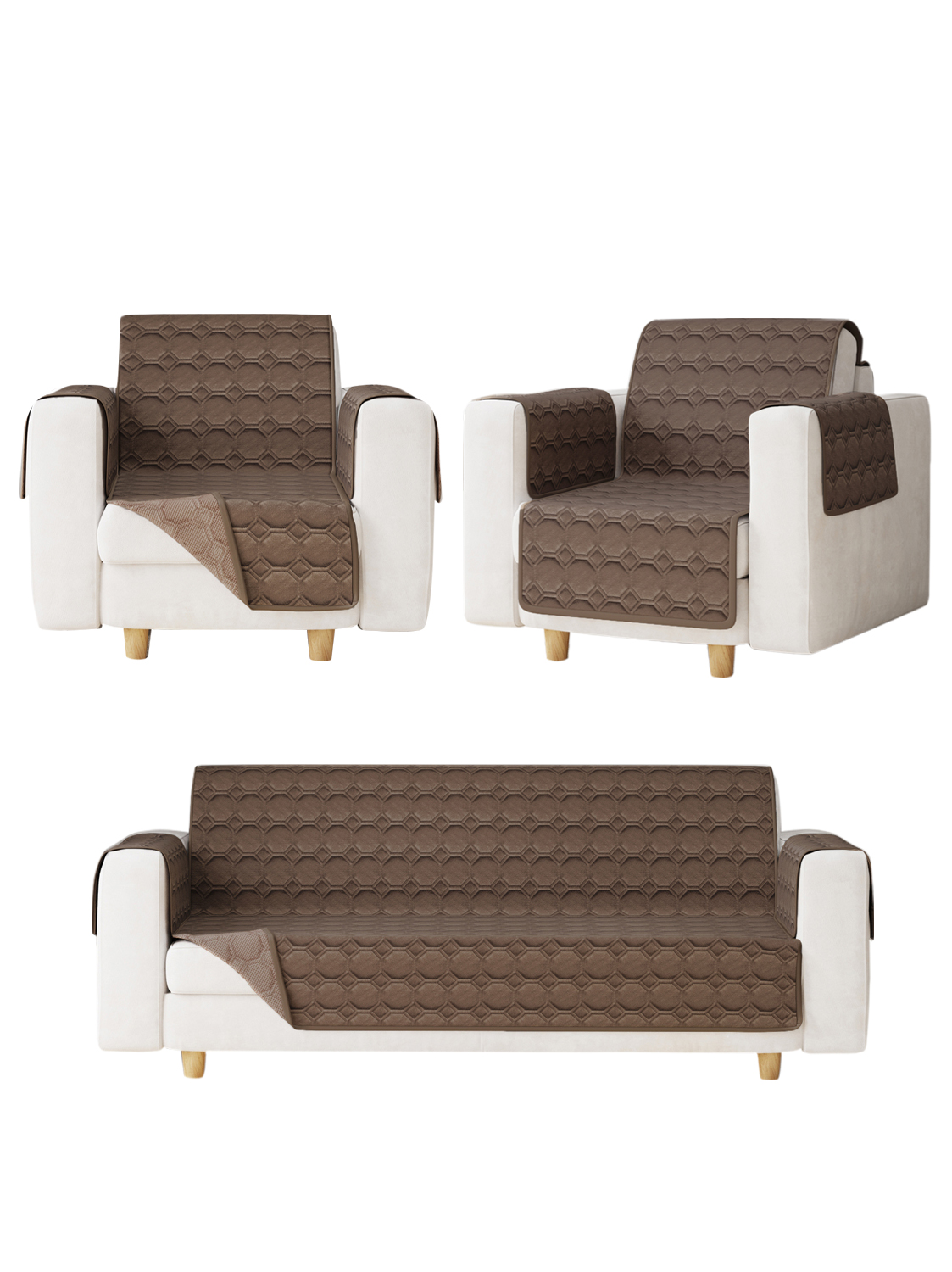 

Комплект дивандеков DARLISHOP Калисто Д150х210 (1 шт.). К.60х210 (2 шт.) П.60х50 (6 шт.), Калисто