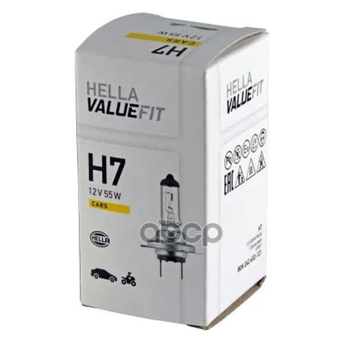 фото Лампа! накаливания valuefit, h7 12v 55w px26d hella pagid/behr